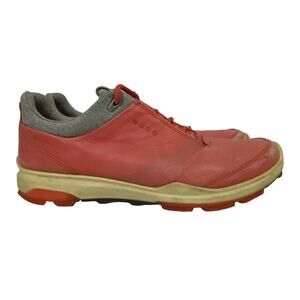 Ecco Biom Hybrid 3 Gore Tex Teaberry Leather Lace Up Sneaker Golf Shoes Size 6